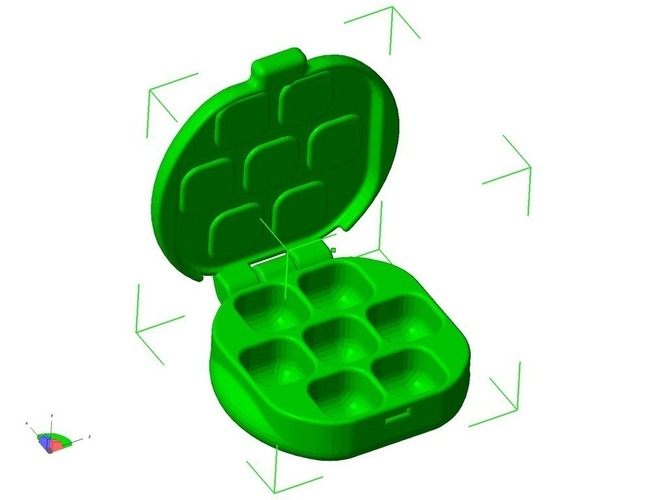 Travel Pill Box 3D Print 68440