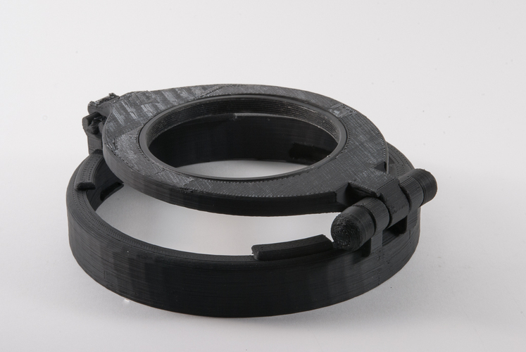 67mm frame holder for Nauticam 4 inch wide angle port 3D Print 68443