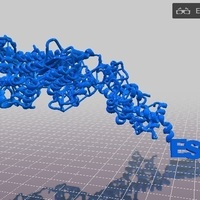 Small Myosin - Miosina - Estrutura 3D 3D Printing 68514