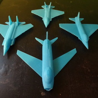 Small All American Fighter Collection 3D Printing 68586