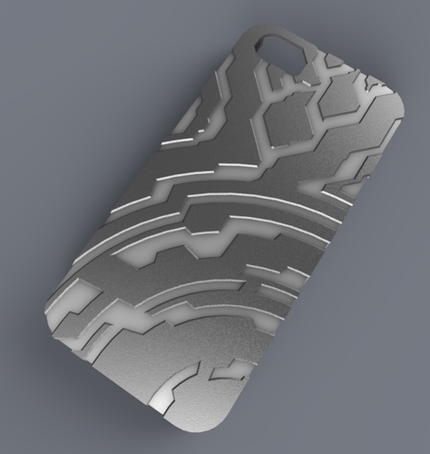 Halo/Tron Themed Case (iPhone 5) 3D Print 687