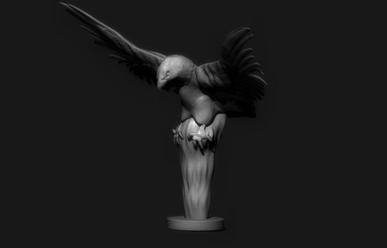 Eagle Sculpture 3D Print 68825