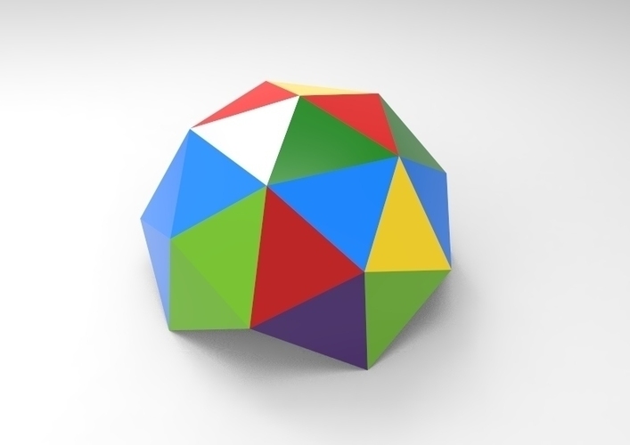 geodesic dome 1 d 3D Print 68908