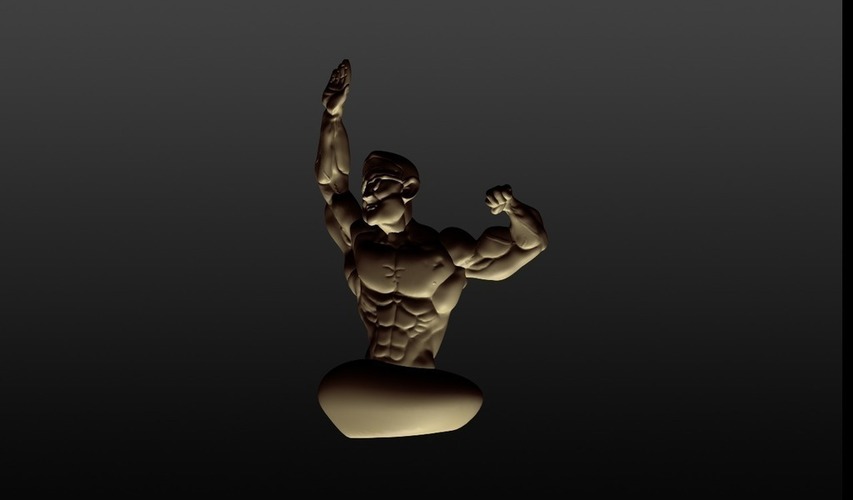 Muscle Boy 3D Print 68980