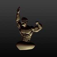 Small Muscle Boy 3D Printing 68980