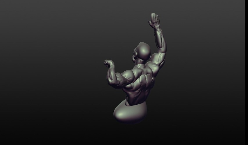 Muscle Boy 3D Print 68981