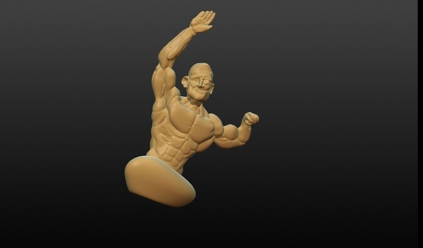 Muscle Boy 3D Print 68982