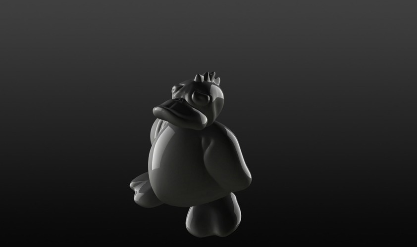 Sad Duck 3D Print 68986