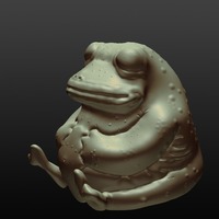 Small FAT FROG 3D Printing 68992