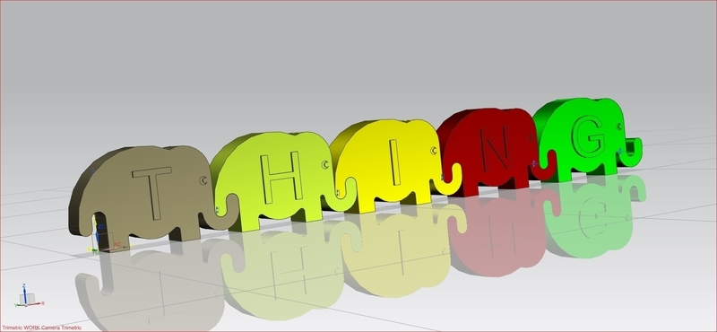 Linking Elephant Letters