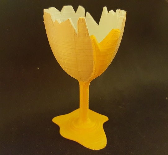 Flowing Egg Holder 3D Print 69055