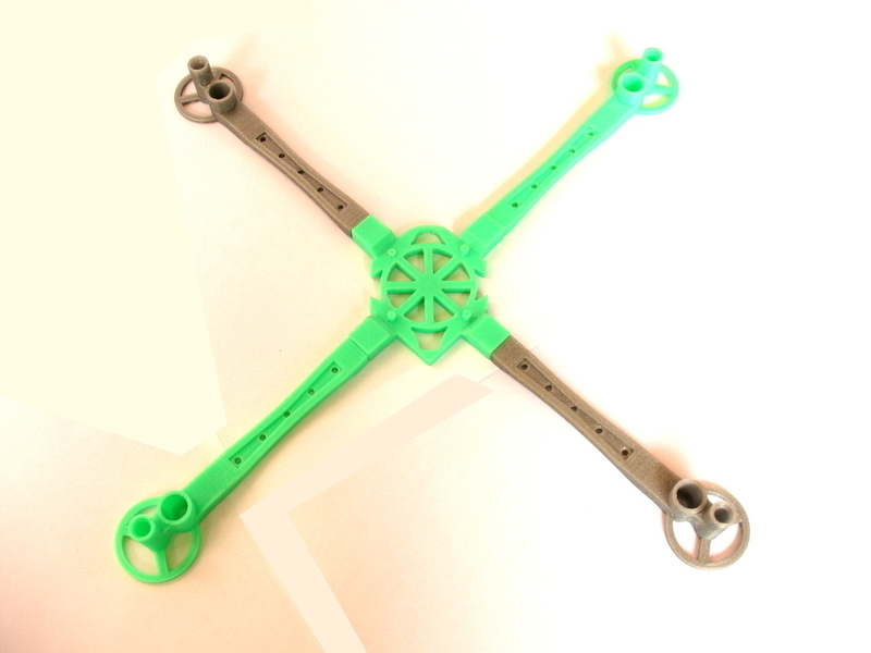 mQuad arm and gear remix