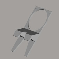 fan holder for DaVinci 1.0 printer - Thumbnail 4