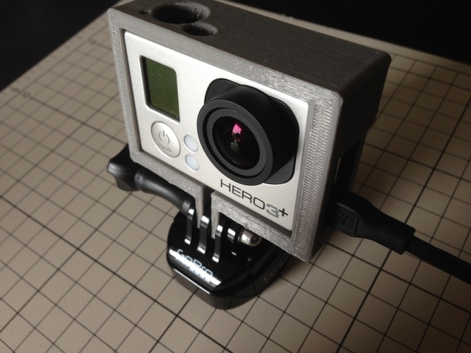 GoPro HERO3+ USB usable mount 3D Print 69515