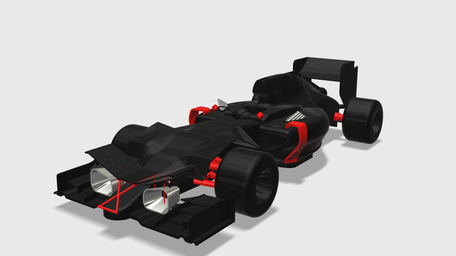 Formula-1 concept car 3D Print 69524