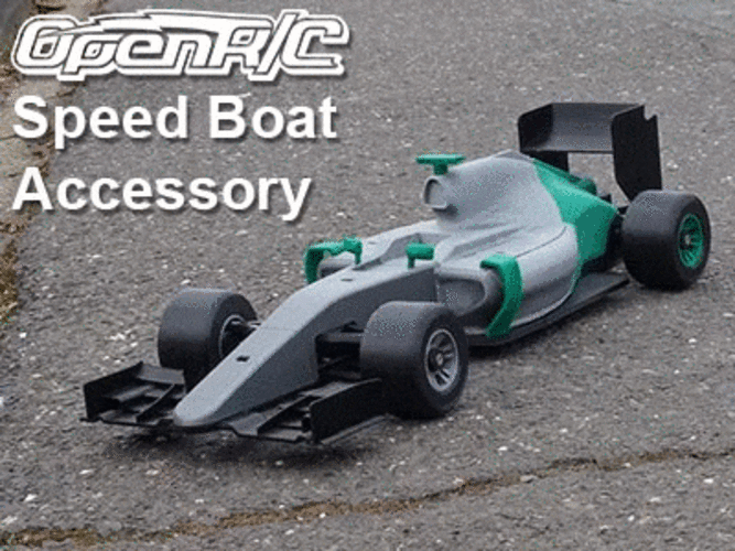 OpenR/C Speed Boat Accessory 3D Print 69705