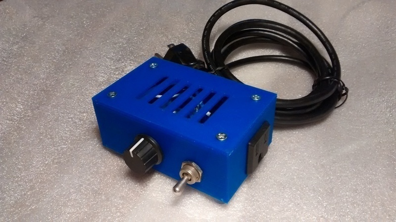 AC Motor Speed Control Controller/Dimmer Enclosure