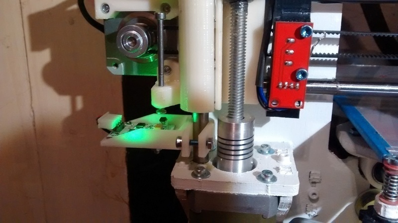 Prusa I3 Hall Effect  Z endstop mount