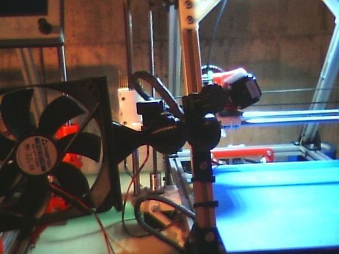 MendelMax 1.5 Highly Movable fan 120MM 3D Print 69959