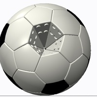 componente esagonale di giocattolo pallone calcio - Thumbnail 3