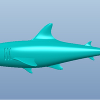Small shark  3D Printing 70321