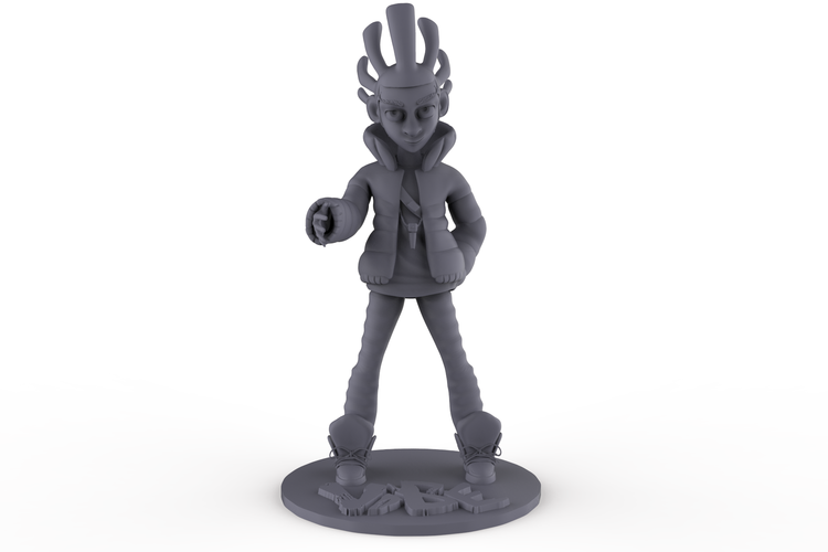 Baron Bones 7" Miniture 3D Print 70405