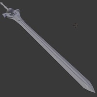 Small Odric's Sword 3D Printing 70429