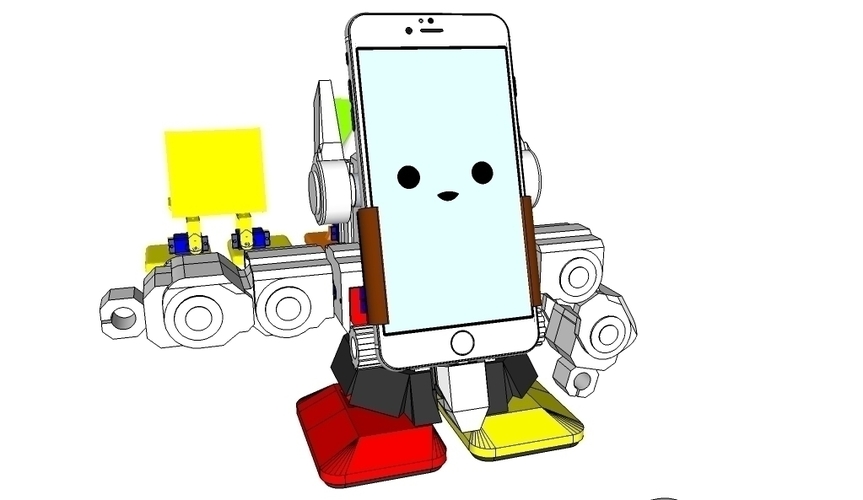 MobBob V2 Remix Upgrade - Smart Phone Controlled Robot 3D Print 70446