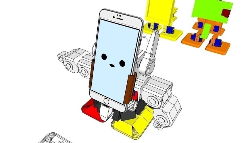 MobBob V2 Remix Upgrade - Smart Phone Controlled Robot 3D Print 70448