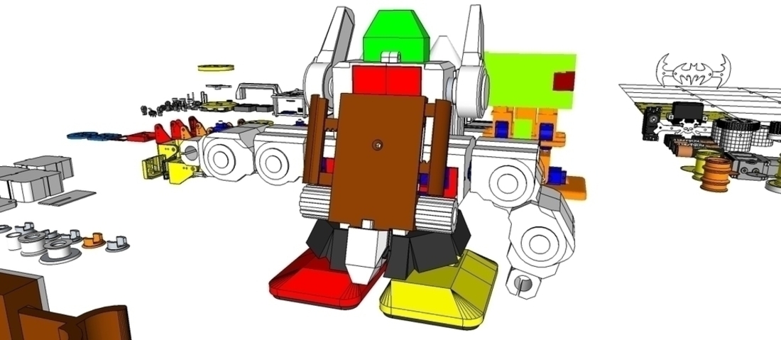 MobBob V2 Remix Upgrade - Smart Phone Controlled Robot 3D Print 70453