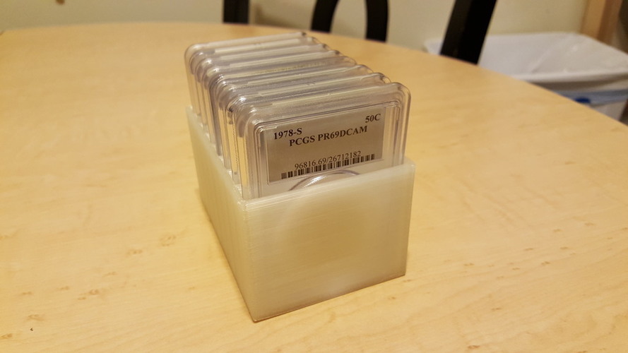 PCGS coin slab holder 3D Print 70535