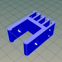 Small usb cable holder 3D Printing 70539