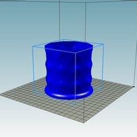 Small vase pen holder 3D Printing 70546