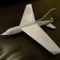 Small F-8 Crusader 3D Printing 70588