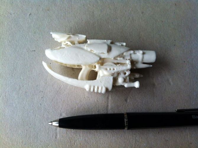 Zorg Industries, gun... one solid piece. 3D Print 70624