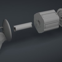 Small Spicegun, Revolver for spices 3D Printing 70738
