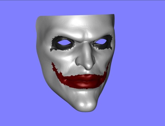 Joker Mask Collection 3D Print 70756