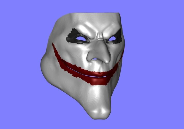 Joker Mask Collection 3D Print 70757