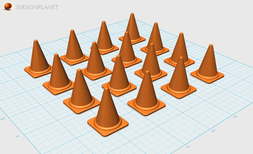Traffic cone 3D Print 70780