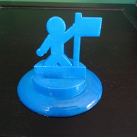 Small patriotic phone or tablet stand 3D Printing 70800