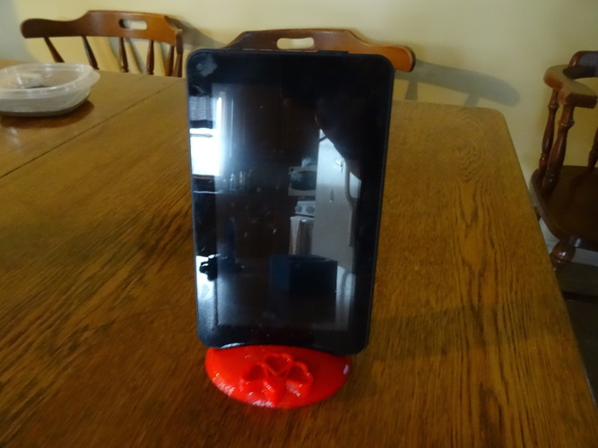 heart themed cell phone or tablet holder 3D Print 70835
