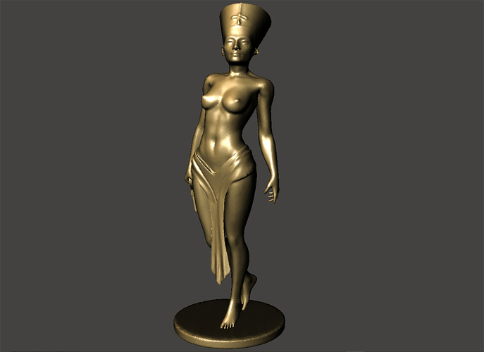 Nefertiti-with-body 3D Print 70845