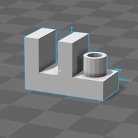Small Filament holder 3D Printing 70854