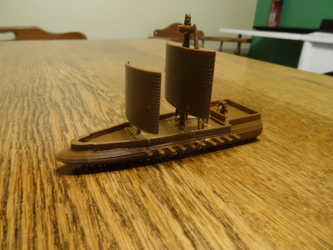 war ship with cannons 3D Print 70902