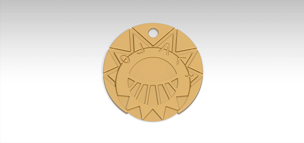 The Mysterious cities of gold Medallion 3D Print 70914
