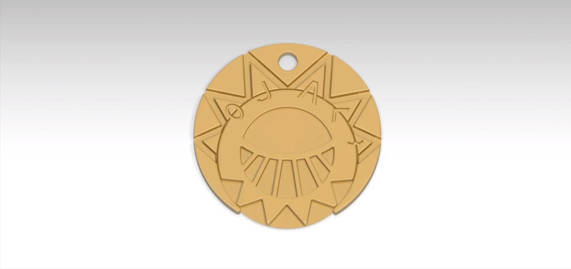 The Mysterious cities of gold Medallion