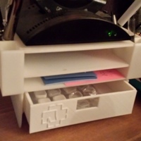 Small RAMMSTEIN desk organizer 3D Printing 70990