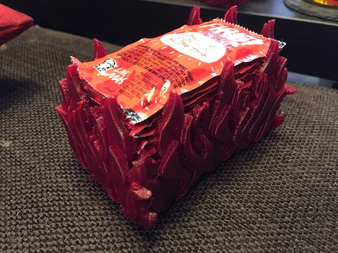 Large Taco Bell Fire Sauce Packet Holder 3D Print 71017