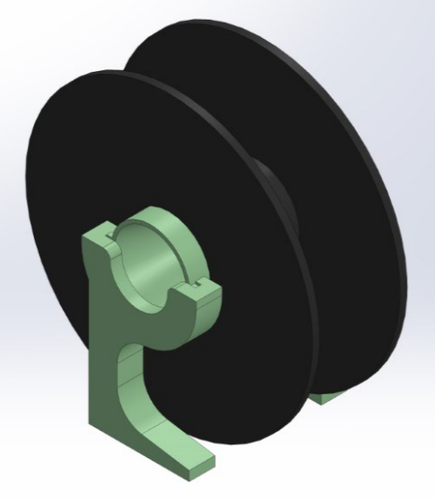 Easy Change Filament Spool Holder 3D Print 71270