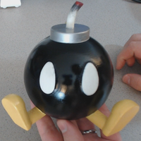 Small Easy to Print Bob-omb! 3D Printing 71303
